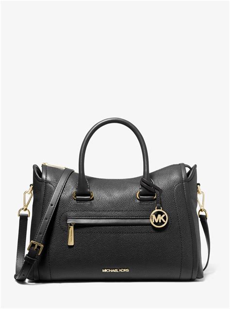 michael michael kors medium top zip satchel|Michael Kors satchel sale.